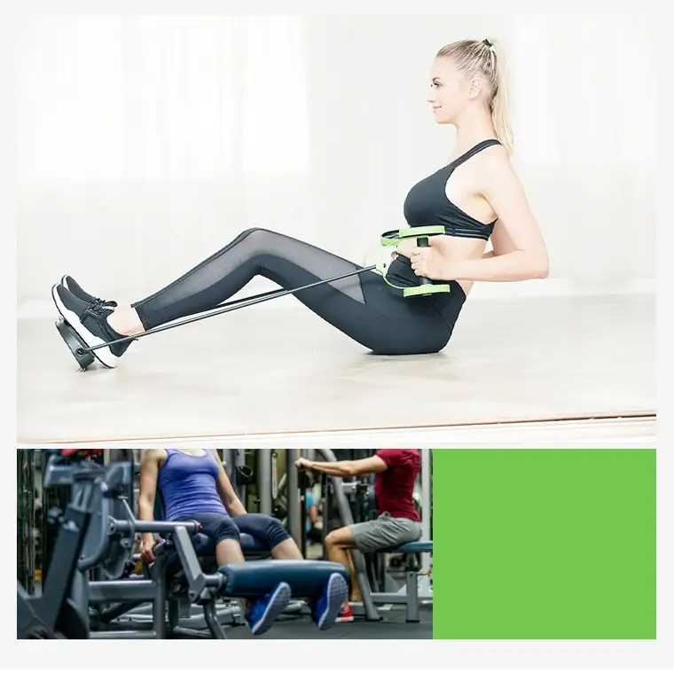 Ab Roller with Resistance Band