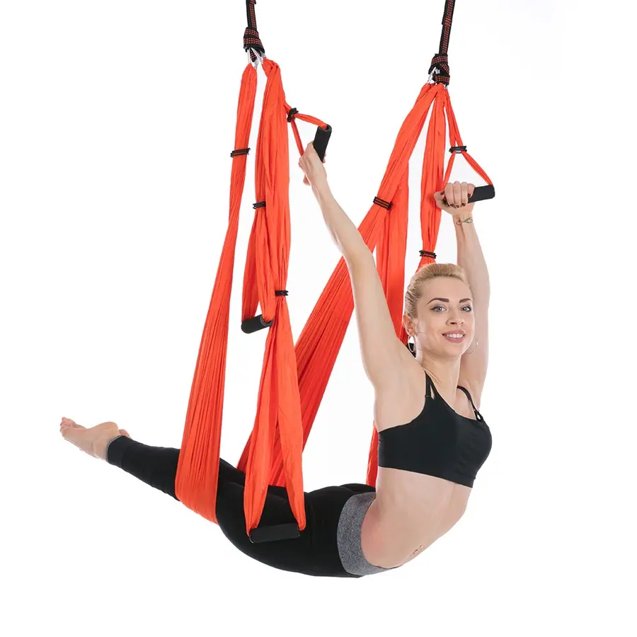 Aerial-Yoga-Tücher mit Griffen