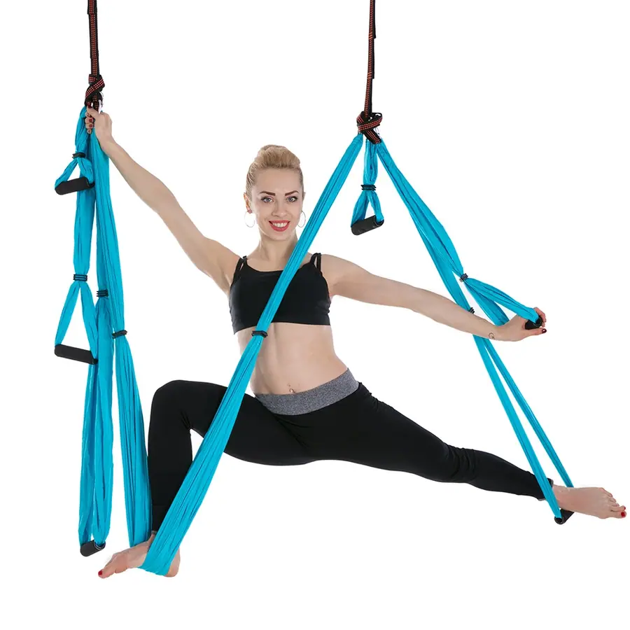 Aerial-Yoga-Tücher mit Griffen