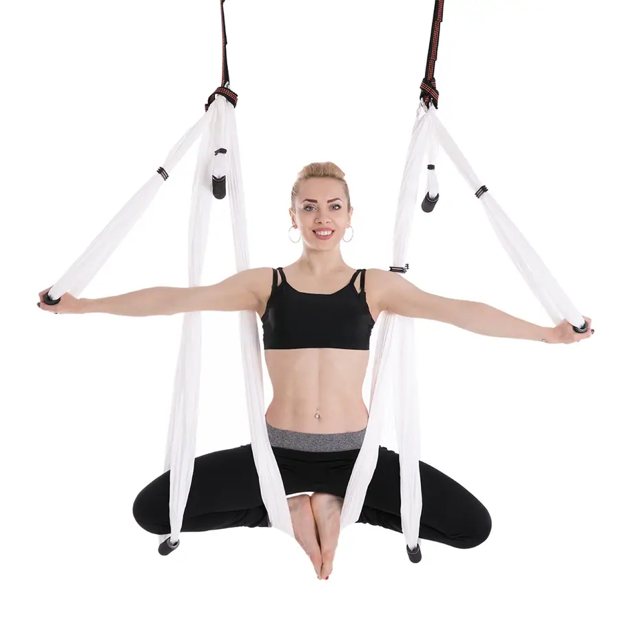 Aerial-Yoga-Tücher mit Griffen
