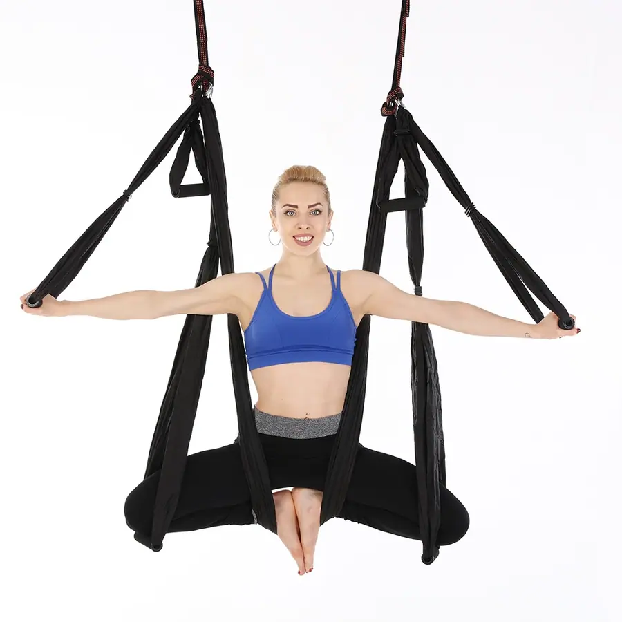 Aerial-Yoga-Tücher mit Griffen