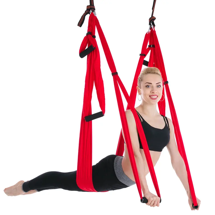 Aerial-Yoga-Tücher mit Griffen