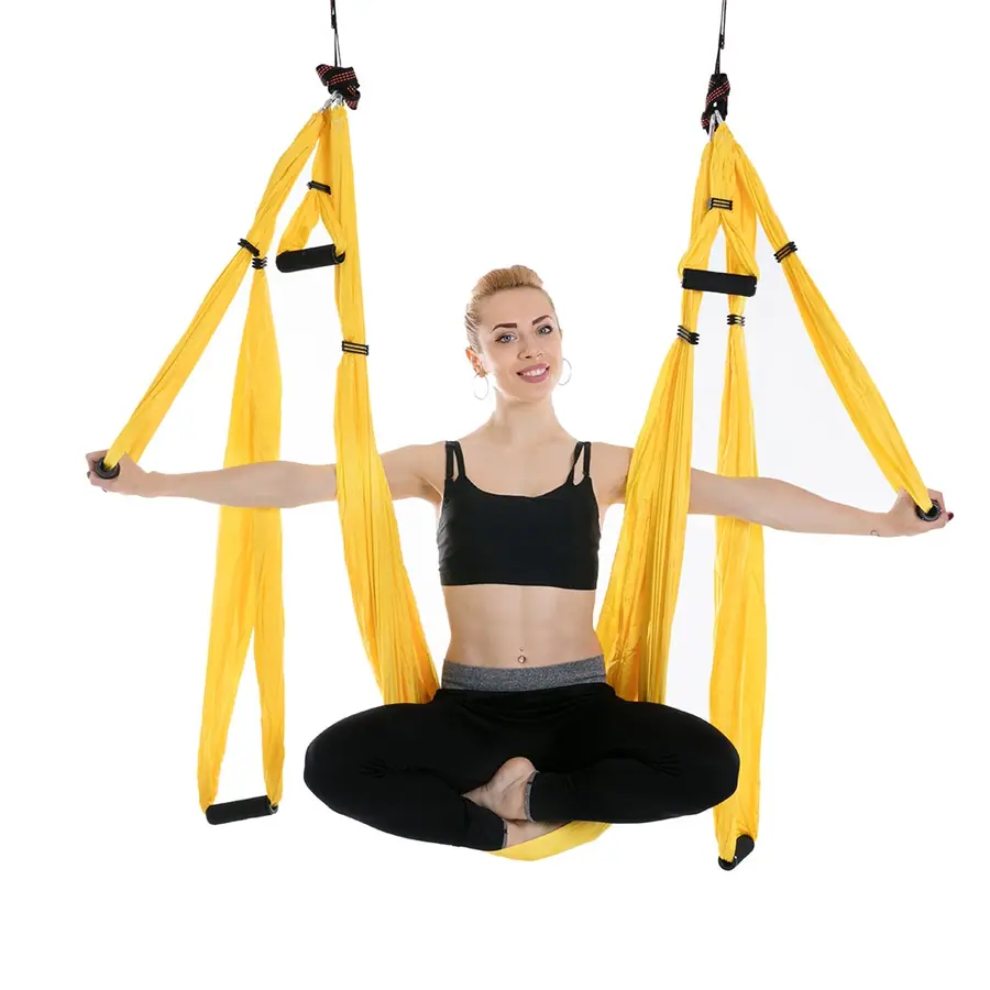 Aerial-Yoga-Tücher mit Griffen