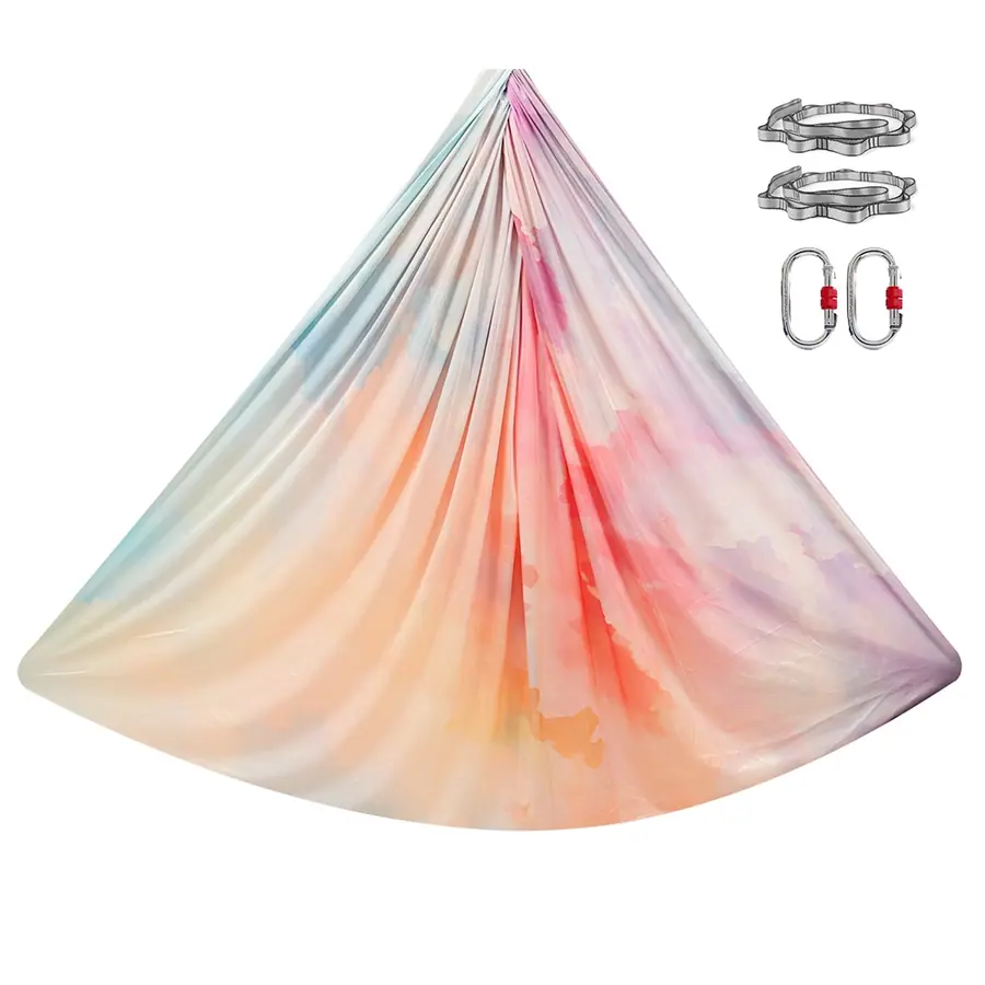 Amaca colorata per yoga aereo