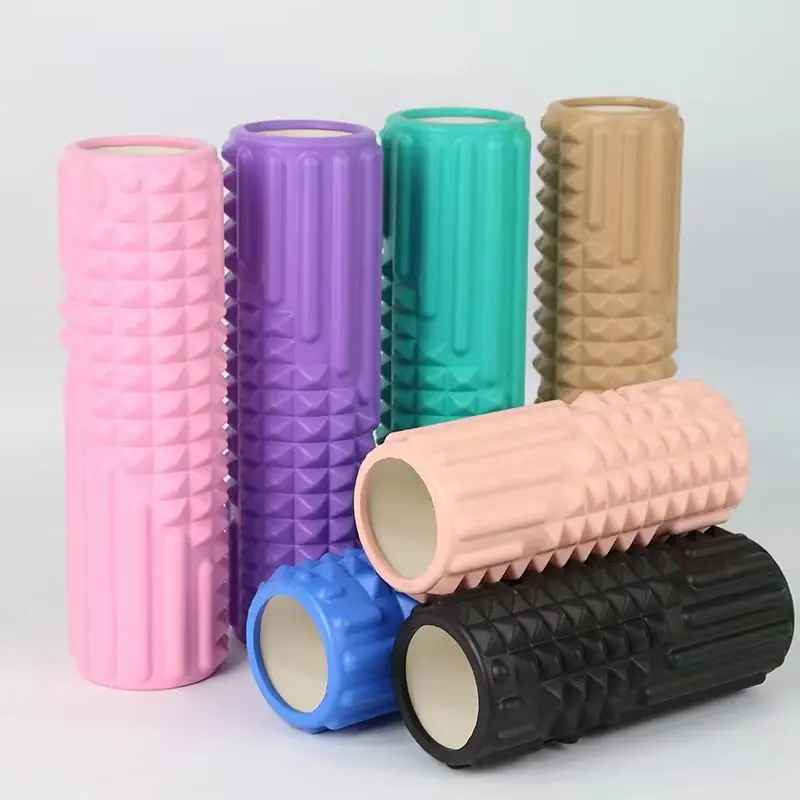 Rullo in schiuma per yoga (a denti di lupo)