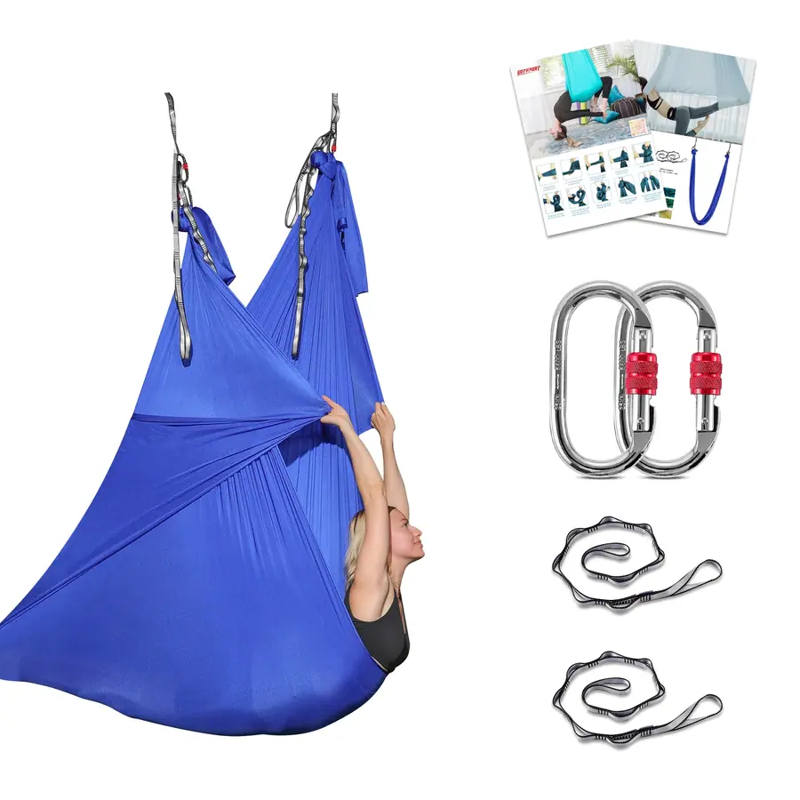 Einfarbig Aerial-Yoga-Tücher